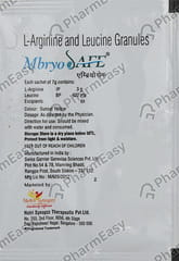 MBRYO SAFE ORANGE FLAVOUR SACHET OF 7GM GRANULES