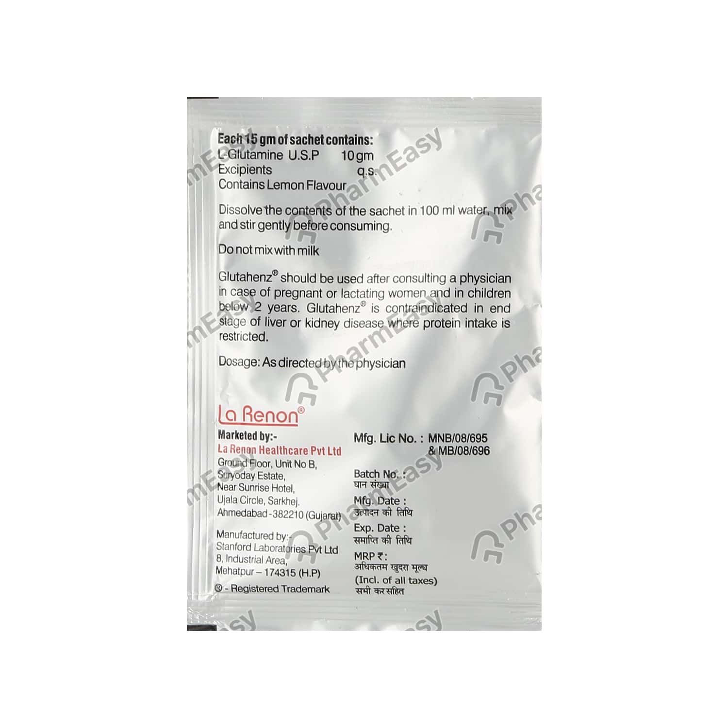 Buy Glutahenz 10 G Oral Powder (15) Online at Flat 18 OFF* PharmEasy