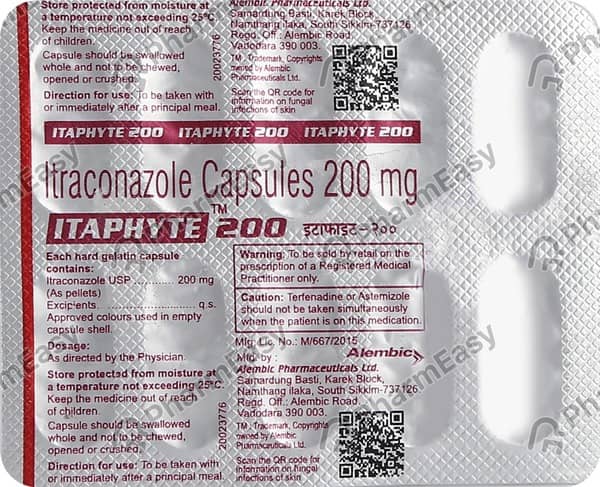 Itaphyte 200mg Strip Of 10 Capsules