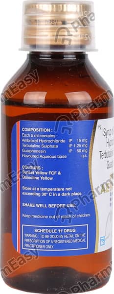 Aerodil Sugar Free Bottle Of 100ml Expectorant