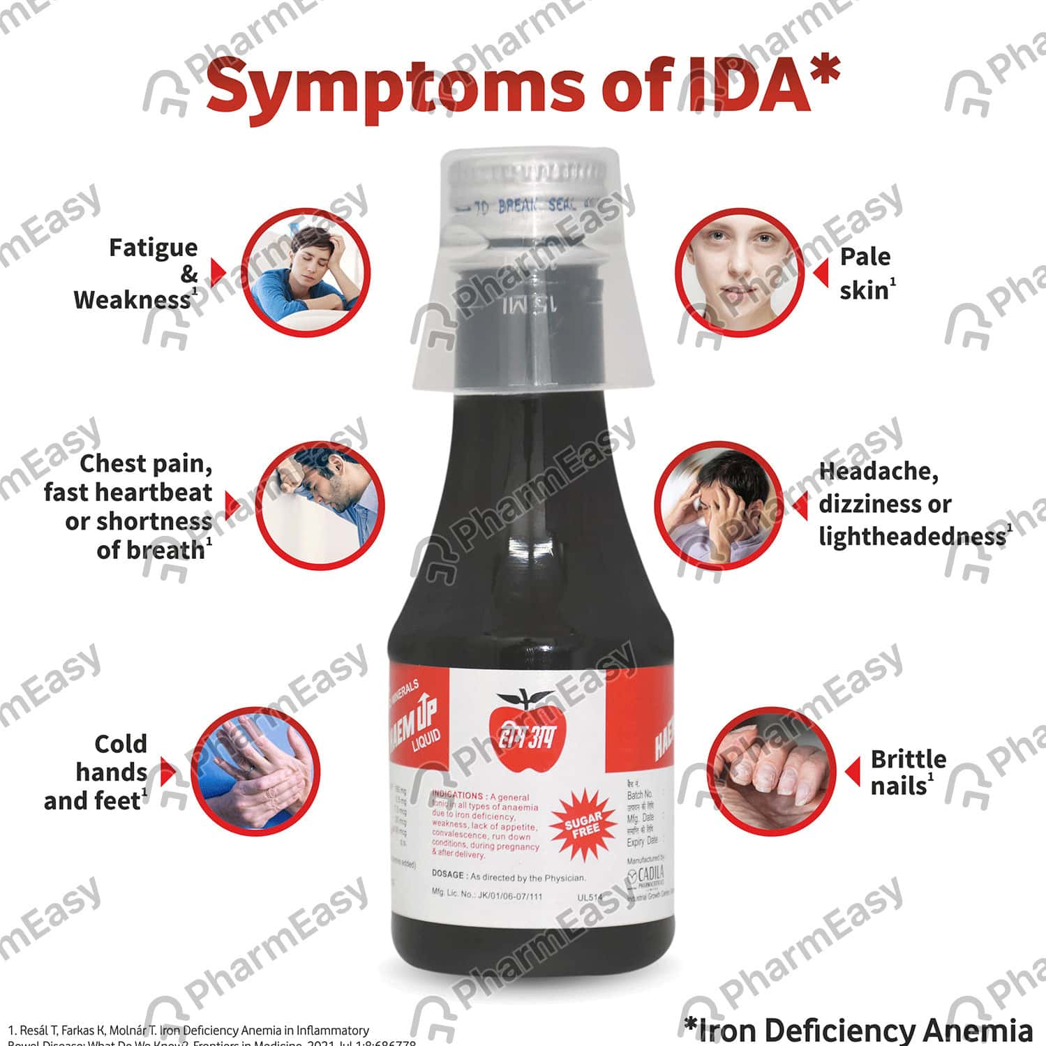 Buy Haem Up Sugar Free Bottle Of 200ml Oral Liquid Online at Flat 15