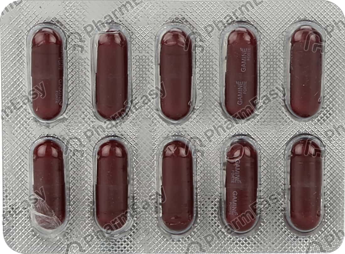 Gamine Forte Strip Of 10 Capsules