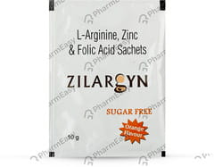 ZILARGYN ORANGE FLAVOUR SUGAR FREE SACHET OF 10GM ORAL POWDER
