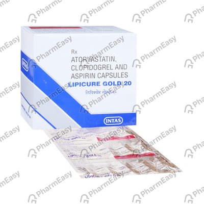 Lipicure Gold 20mg Strip Of 10 Capsules