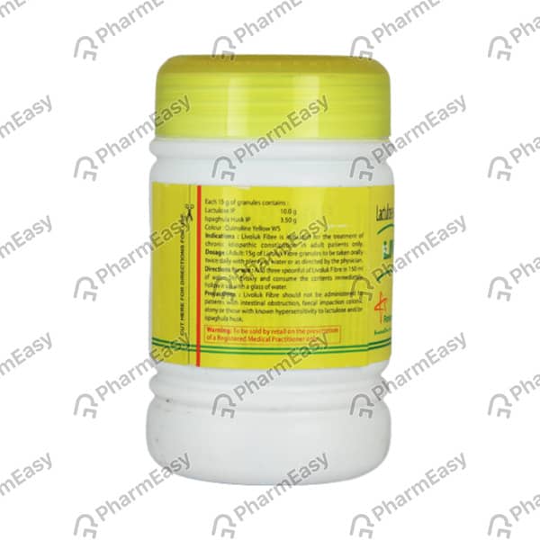 Livoluk Fibre Lemon Flavour Bottle Of 90Gm Granules