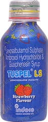 Tuspel Ls Strawberry Flavour Bottle Of 100ml Syrup