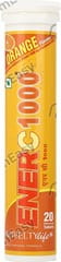 Enerc 1000mg Orange Flavour Bottle Of 20 Tablets