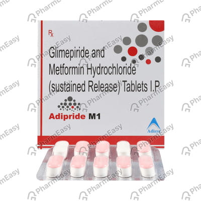 Adipride M 1mg Strip Of 10 Tablets