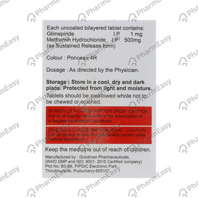 Adipride M 1mg Strip Of 10 Tablets