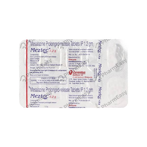 Meztec 1.2gm Strip Of 10 Tablets