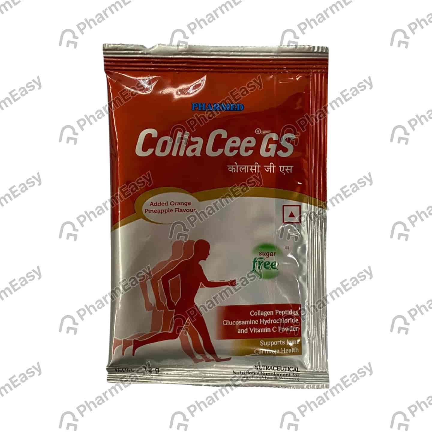 Collacee Gs Orange Pineapple Flavour Sugar Free Sachet Of 12gm Powder