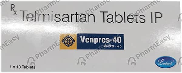 Venpres 40mg Strip Of 10 Tablets