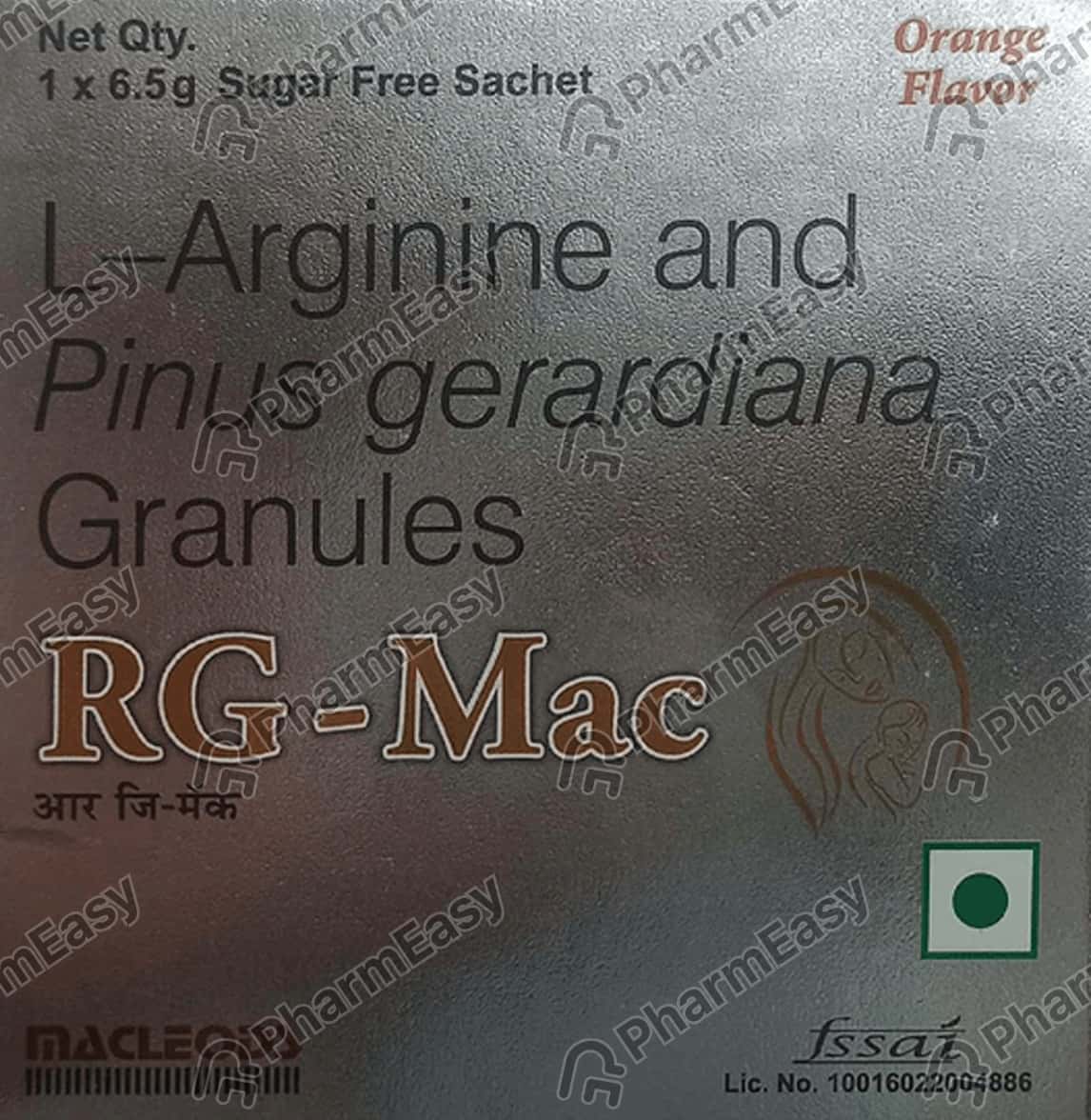 Rg Mac Orange Flavour Sugar Free Sachet Of 6.5gm Granules