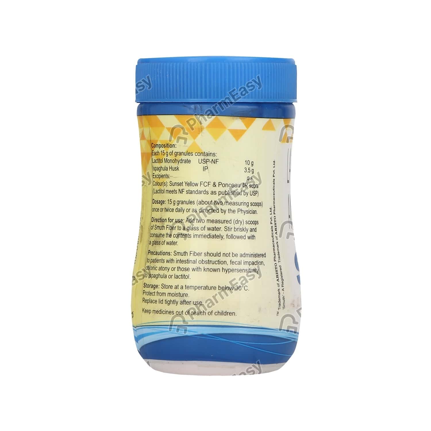 Buy Smuth Fiber Lemon Orange Bottle Of 105gm Granules Online at Flat 18