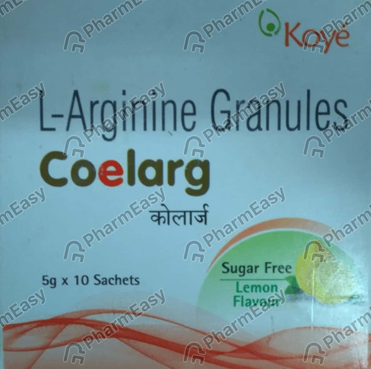 Coelarg Lemon Flavour Sugar Free Sachet Of 5gm Granules