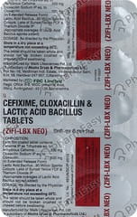 ZIFI LBX NEO STRIP OF 10 TABLETS