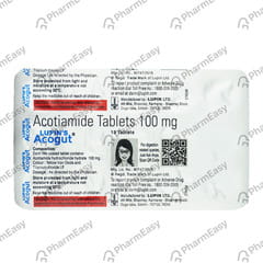 ACOGUT 100MG STRIP OF 15 TABLETS