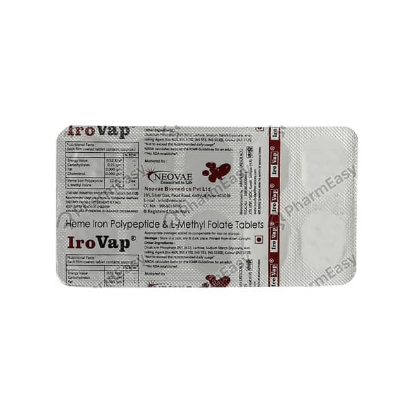Irovap Strip Of 10 Tablets