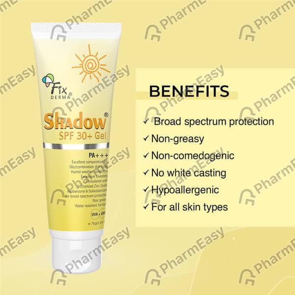 Fixderma Shadow A Gel Spf 30 50Ml