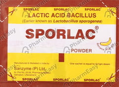 SPORLAC BANANA FLAVOUR SACHET OF 1GM ORAL POWDER (PACK OF 4)