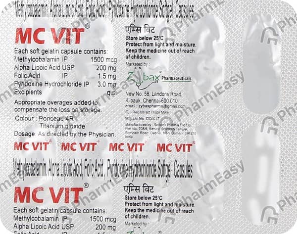 Mc Vit Strip Of 10 Capsules