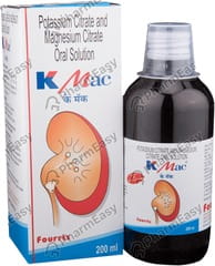 K MAC MIXED FRUIT SUGAR FREE BOTTLE OF 200ML SOLUTION