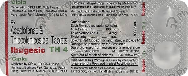 Ibugesic Th 4mg Strip Of 10 Tablets