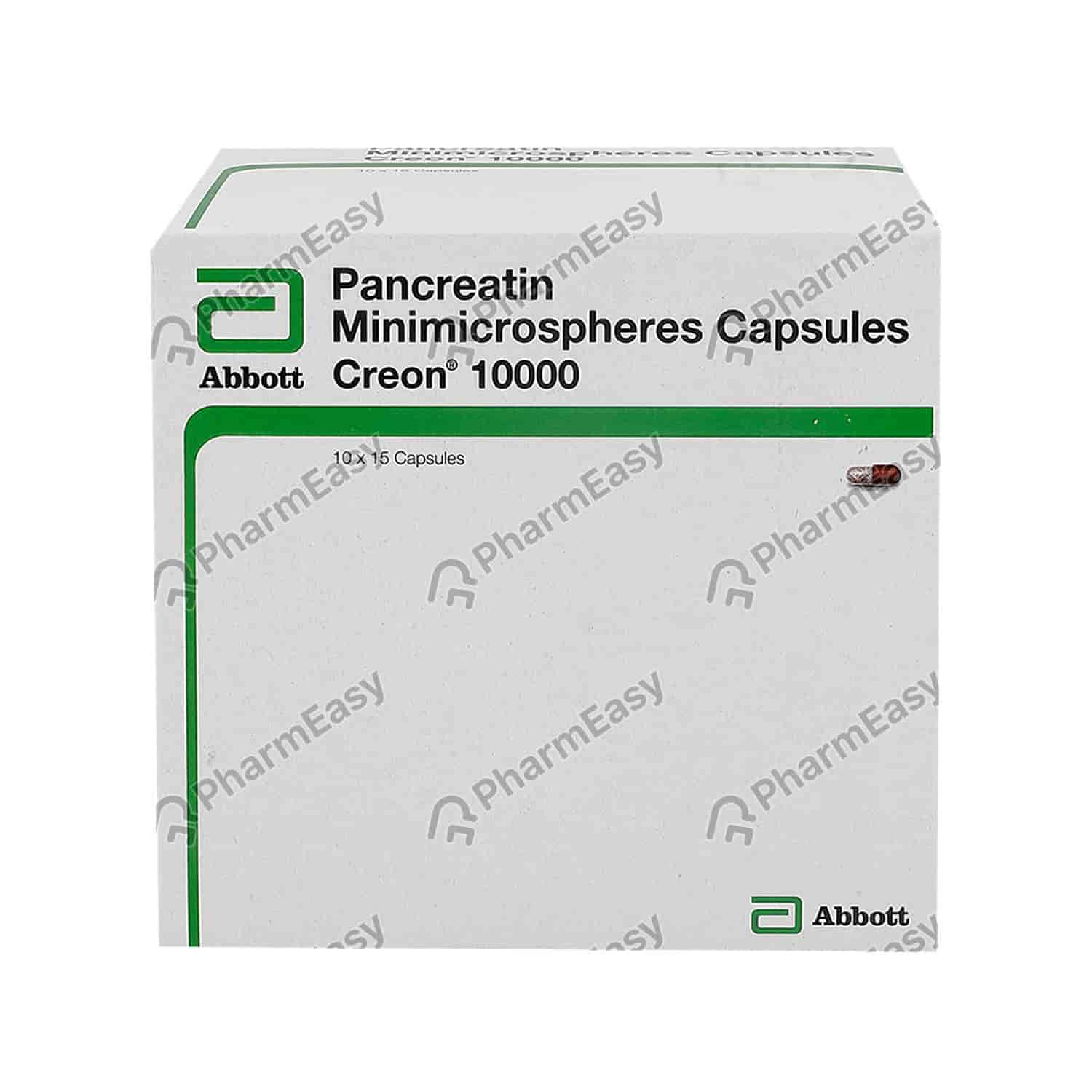 Buy Creon 10000 Cap 15'S Online at Flat 18% OFF* | PharmEasy