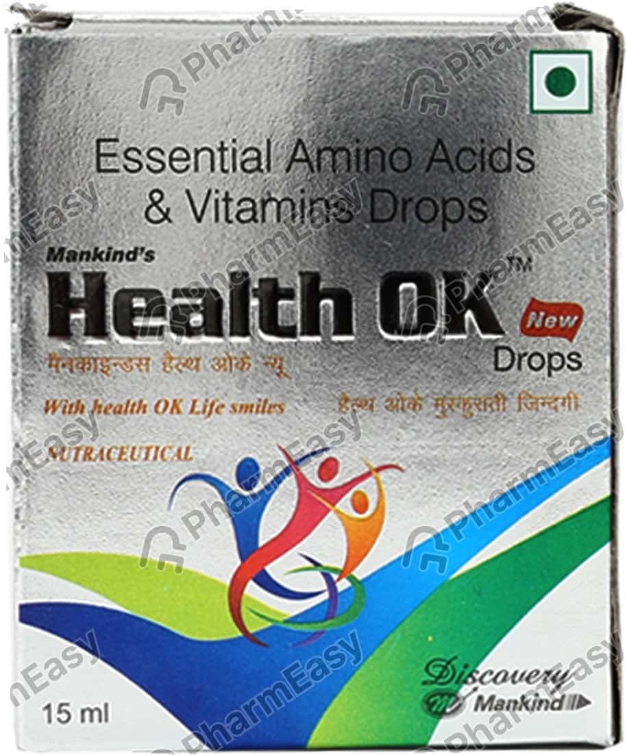 Buy Health Ok New Bottle Of 15ml Oral Drops Online at Flat 15 OFF