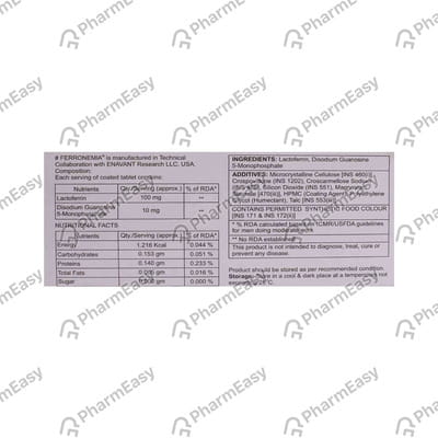 Ferronemia Strip Of 10 Tablets