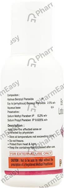 Benzonak 2.5% Bottle Of 50ml Lotion