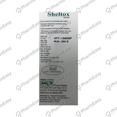 Sheltox Strip Of 10 Tablets