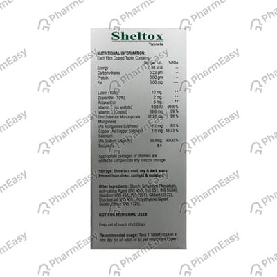 Sheltox Strip Of 10 Tablets