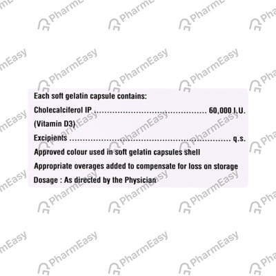 Cel D3 60k Softgel Strip Of 4 Capsules
