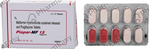 Piopar Mf 15Mg Strip Of 10 Tablets