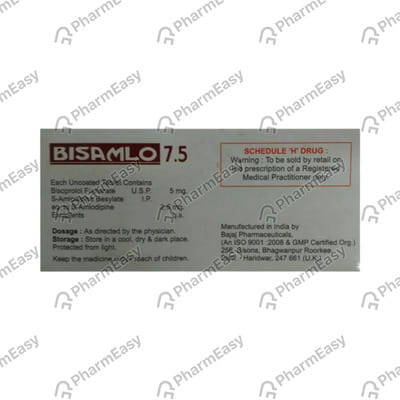 Bisamlo 7.5mg Strip Of 10 Tablets