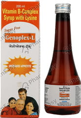GENOPLEX L SUGAR FREE BOTTLE OF 200ML SYRUP