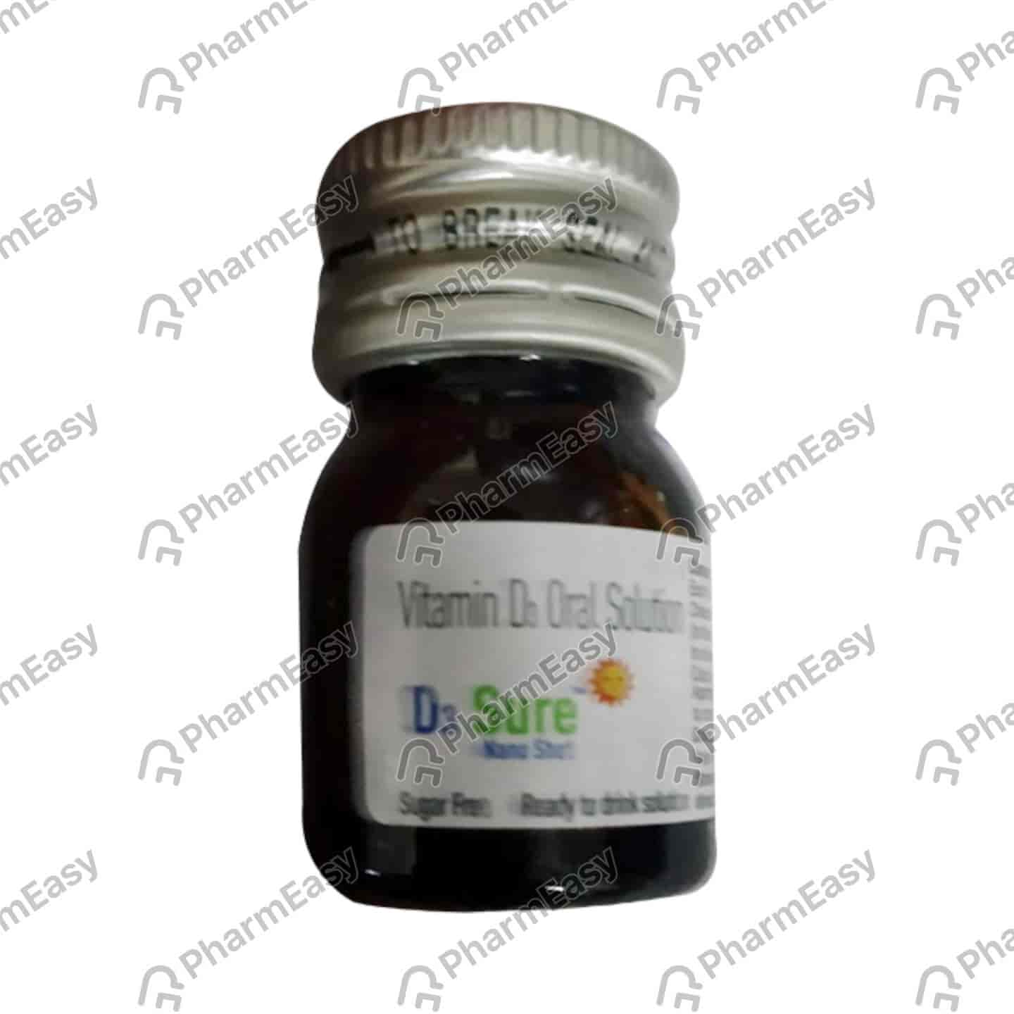 D3 Sure Nano Shot Sugar Free Bottle Of 5ml Solution