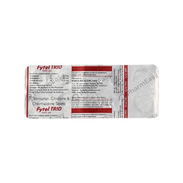 Fytel Trio Strip Of 10 Tablets