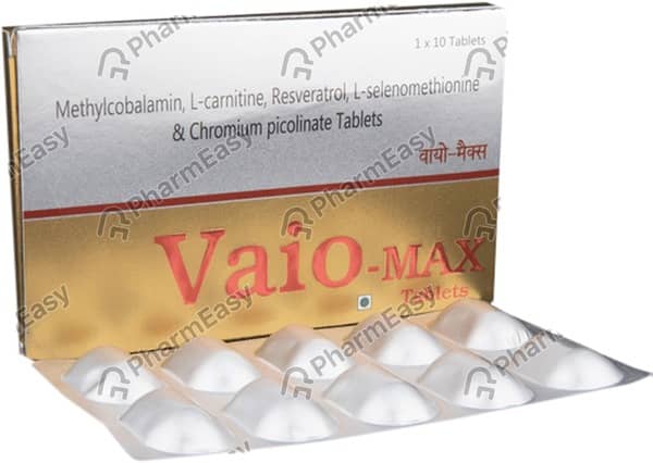 Vaio Max Strip Of 10 Tablets