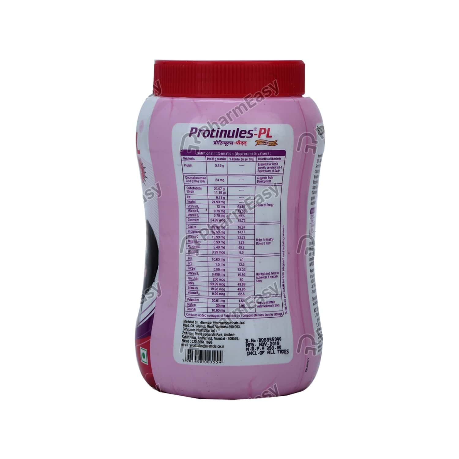 protinules pl composition