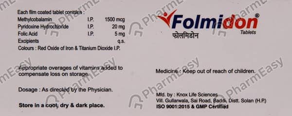 Folmidon Strip Of 10 Tablets