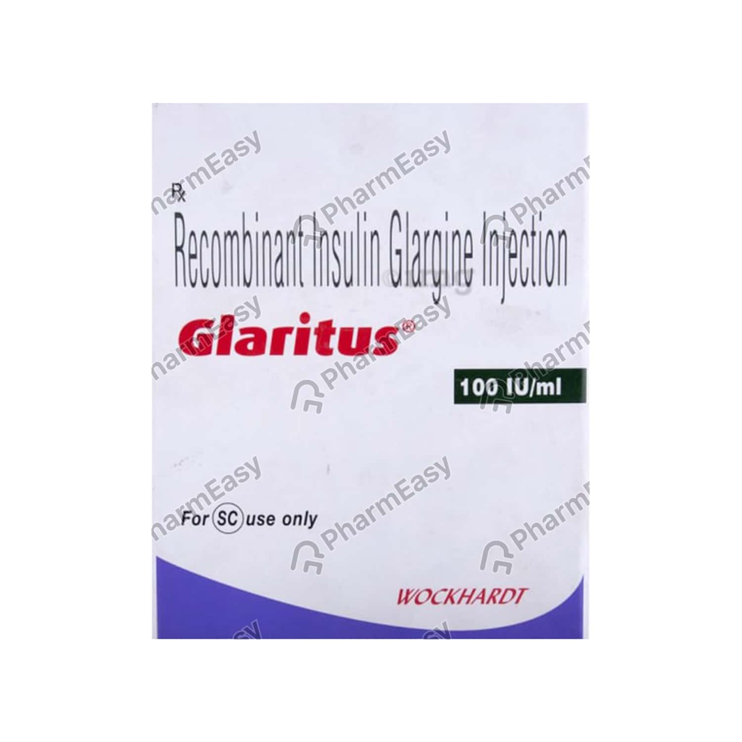 Glaritus Injection Glaritus 100 IU Injection (3) - Uses, Side Effects, Dosage, Composition ...