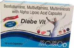 DIABEVIT STRIP OF 10 CAPSULES