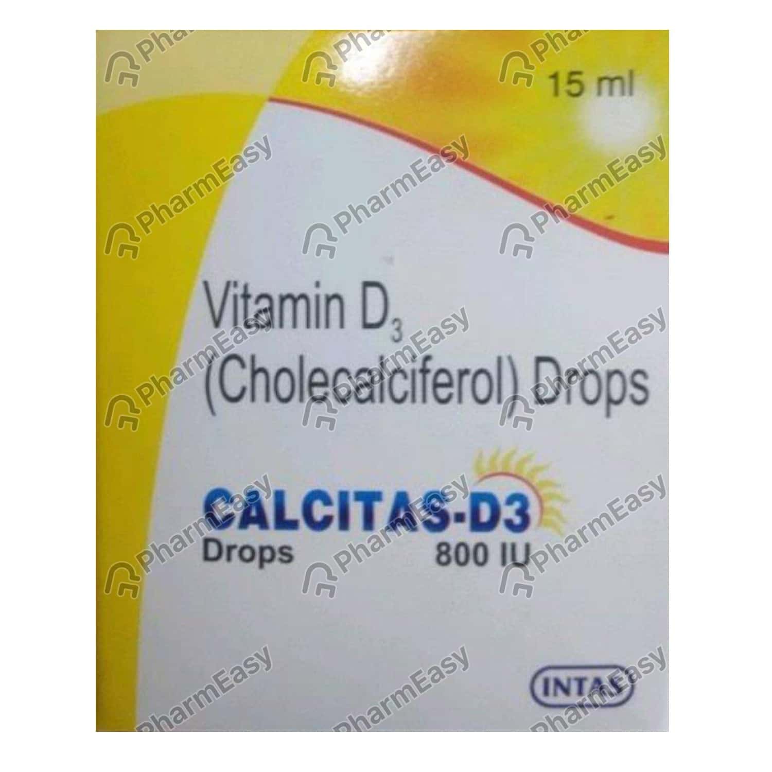Calcitas D3 800 IU Oral Drop (15) Uses, Side Effects, Dosage