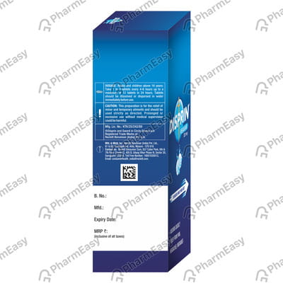 Disprin Regular 325mg Strip Of 10 Effervescent Tablets