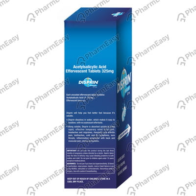 Disprin Regular 325mg Strip Of 10 Effervescent Tablets