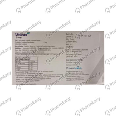 Utivax Strip Of 10 Capsules