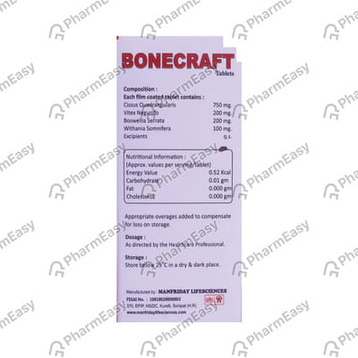 Boncraft Bottle Of 30 Tablets