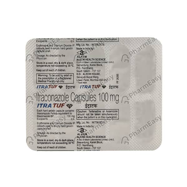 Itratuf 100mg Strip Of 10 Capsules